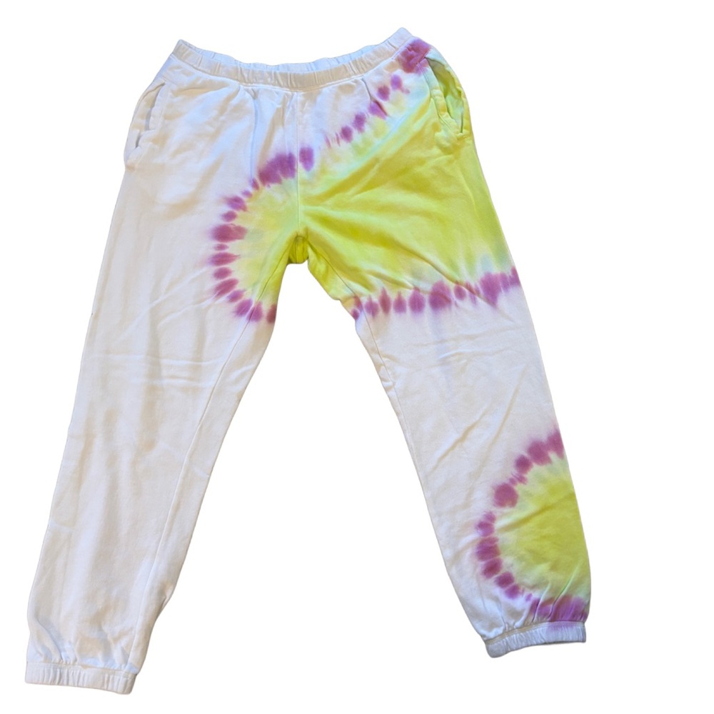 Z Supply large multicolour tie-dye cuffed sweatpants